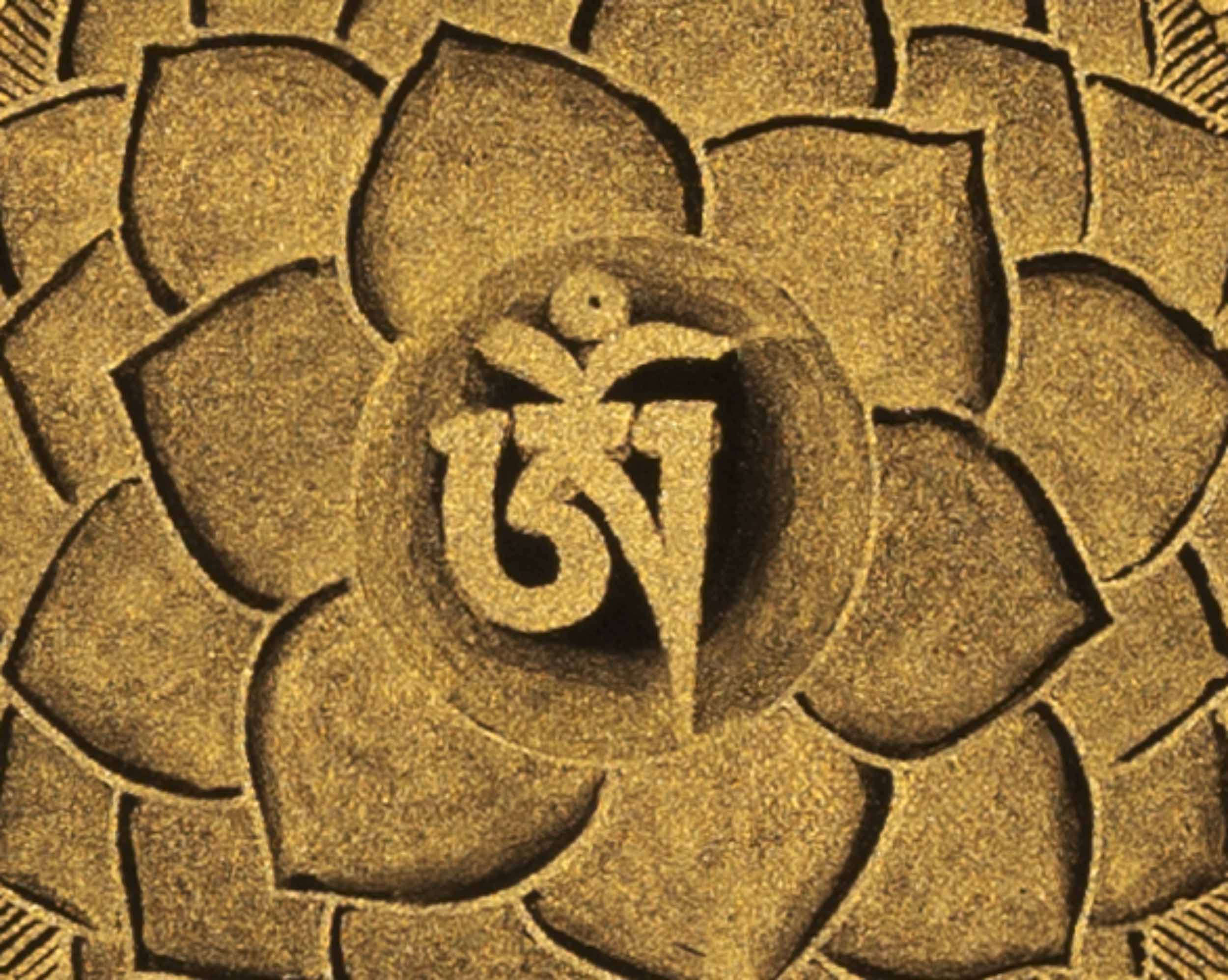 Om Mantra Thangka | Buddhist Traditional Painting | Wall Decoration