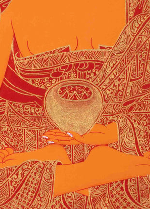 Buddha Shakyamuni Thangka | Religious Buddhist Painting | Wall Decors