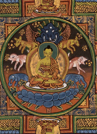 Shakyamuni Buddha's Life Story | Traditional Thangka | Wall Decors