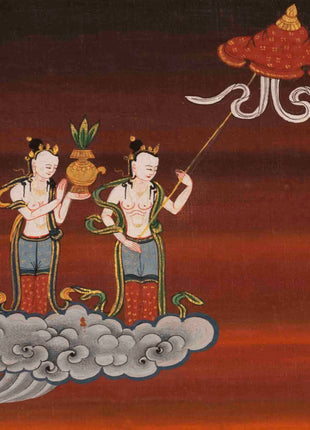 Handpainted Shakyamuni Buddha | Tibetan Wall Decoration Painting