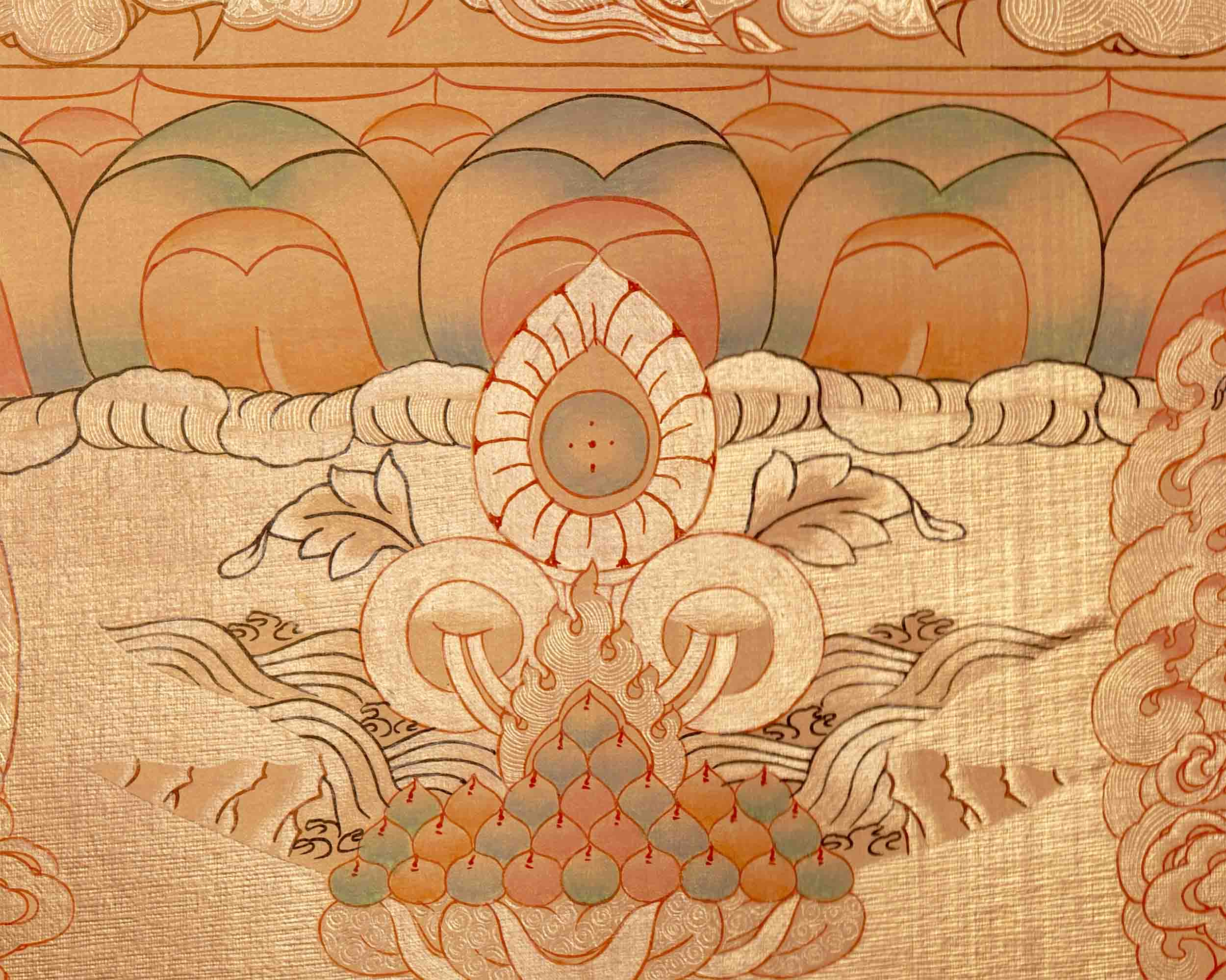 Avalokitesvara Chengrezig Thangka |Tibetan Buddhist Thangka Art