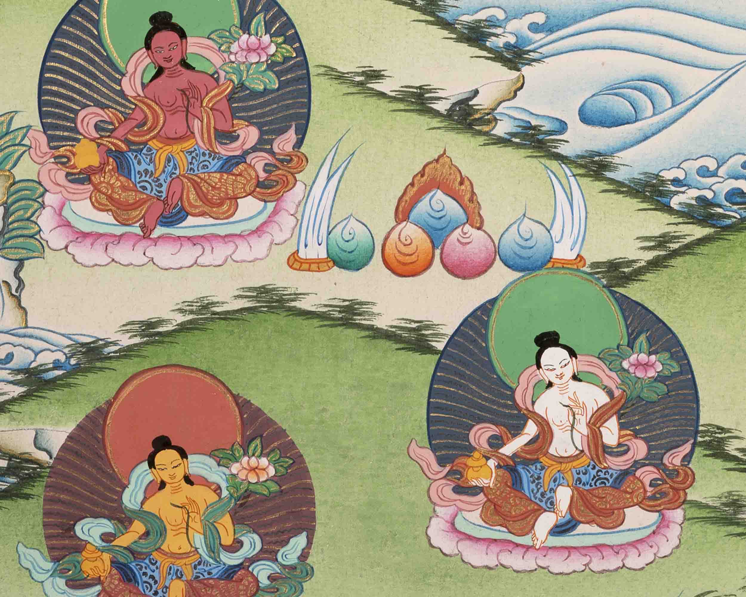 21 Tara Thangka | Religious Buddhist Art | Wall Decors