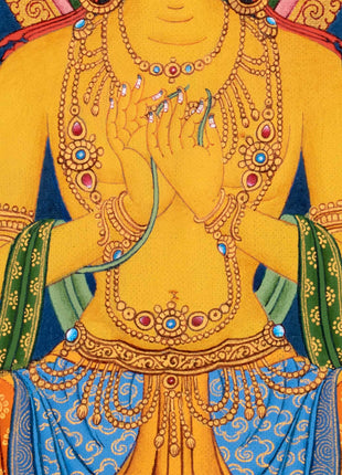 Maitreya Future Buddha Thangka | Tibetan Buddhist Painting | Himalayan Art