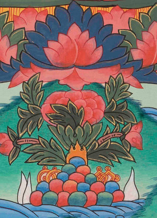 Bhaisajyaguru Thangka | Medicine Buddha | Religious Wall Decors