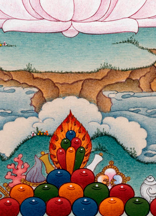 Saraswati Thangka | The Deity of Wisdom | Yangchenma Thanka