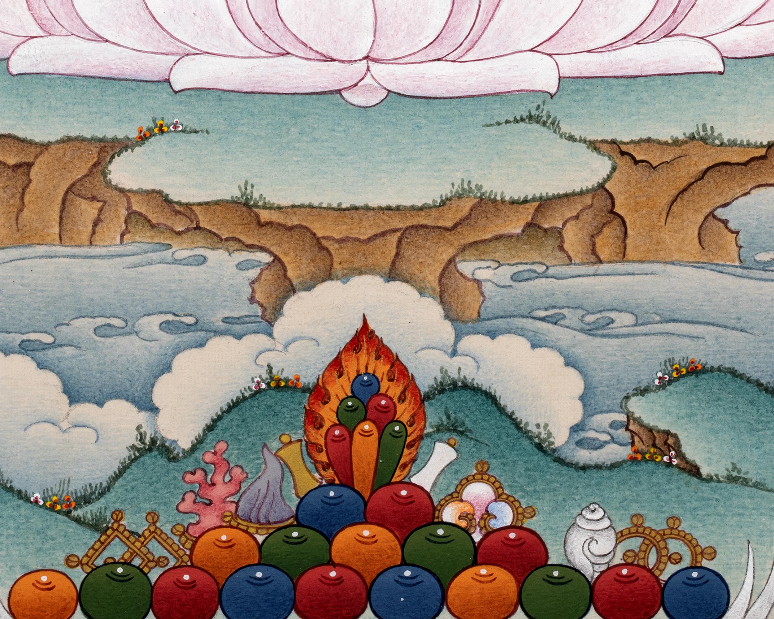 Saraswati Thangka | The Deity of Wisdom | Yangchenma Thanka