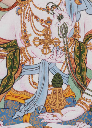 Traditional Himalayan Thangka Namgyalma Mantra Practice | Tibetan Dakini Of Longevity