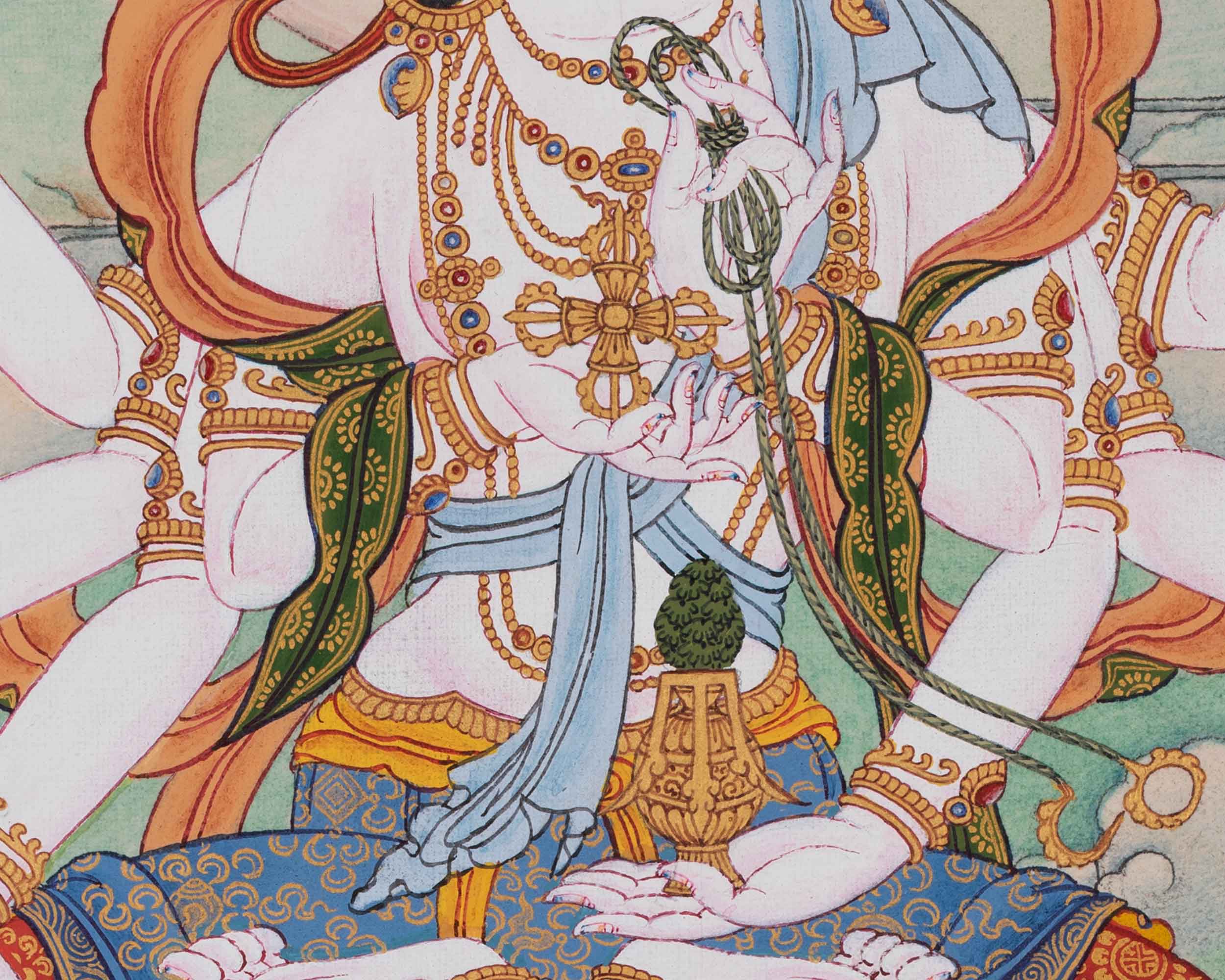 Traditional Himalayan Thangka Namgyalma Mantra Practice | Tibetan Dakini Of Longevity