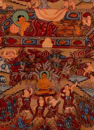 Buddha life Story | Art Painting