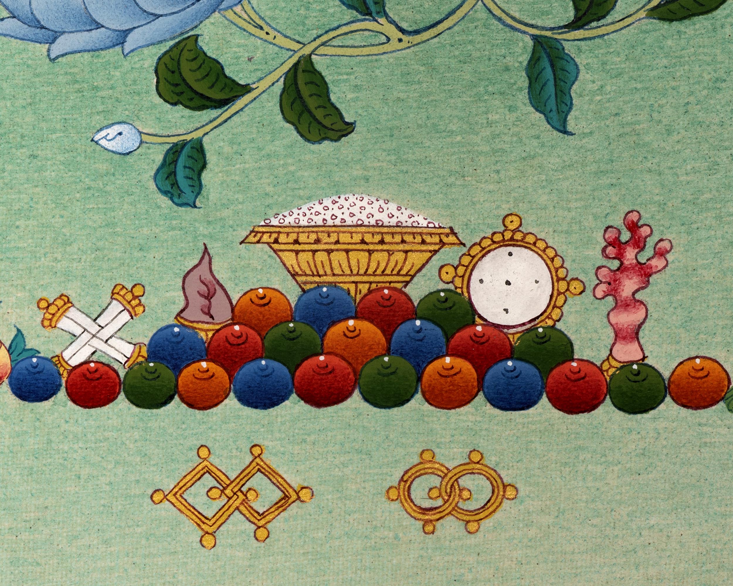 Green Tara | Tibetan Thangka Painting