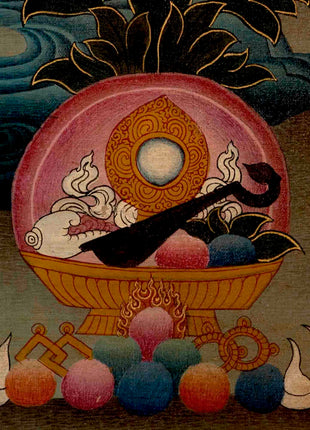 Avalokitesvara Chengrezig | Traditional Tibetan Thangka | Wall Decors