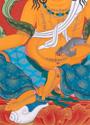 Dzambala Thangka | Buddhist Thangka Painting