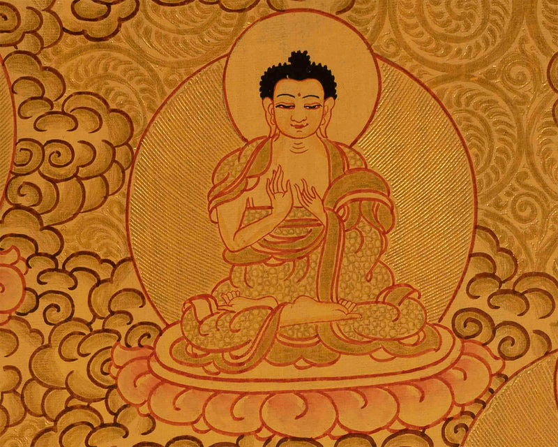 Original Namtose Thangka | Jambhala | Tibetan Buddhism Art