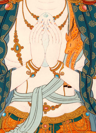 Avalokiteshvara Buddhist Thangka | Genuinely Hand Painted Art