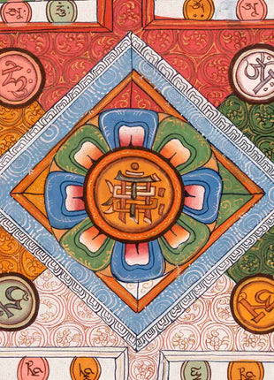 Kalachakra Mantra Symbol  | Wall Decoration