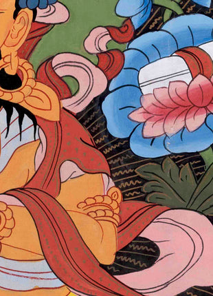 Vintage Manjushree Thangka | Traditional Tibetan Artwork | Wall Decors