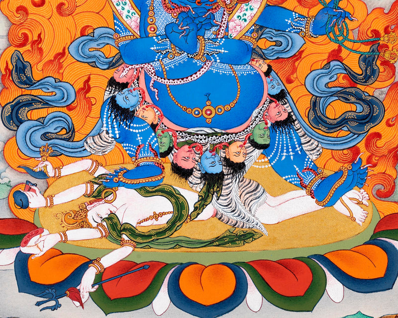 Butadamara Thangka | Sakya Vajrapani  | Tibetan Buddhist Art