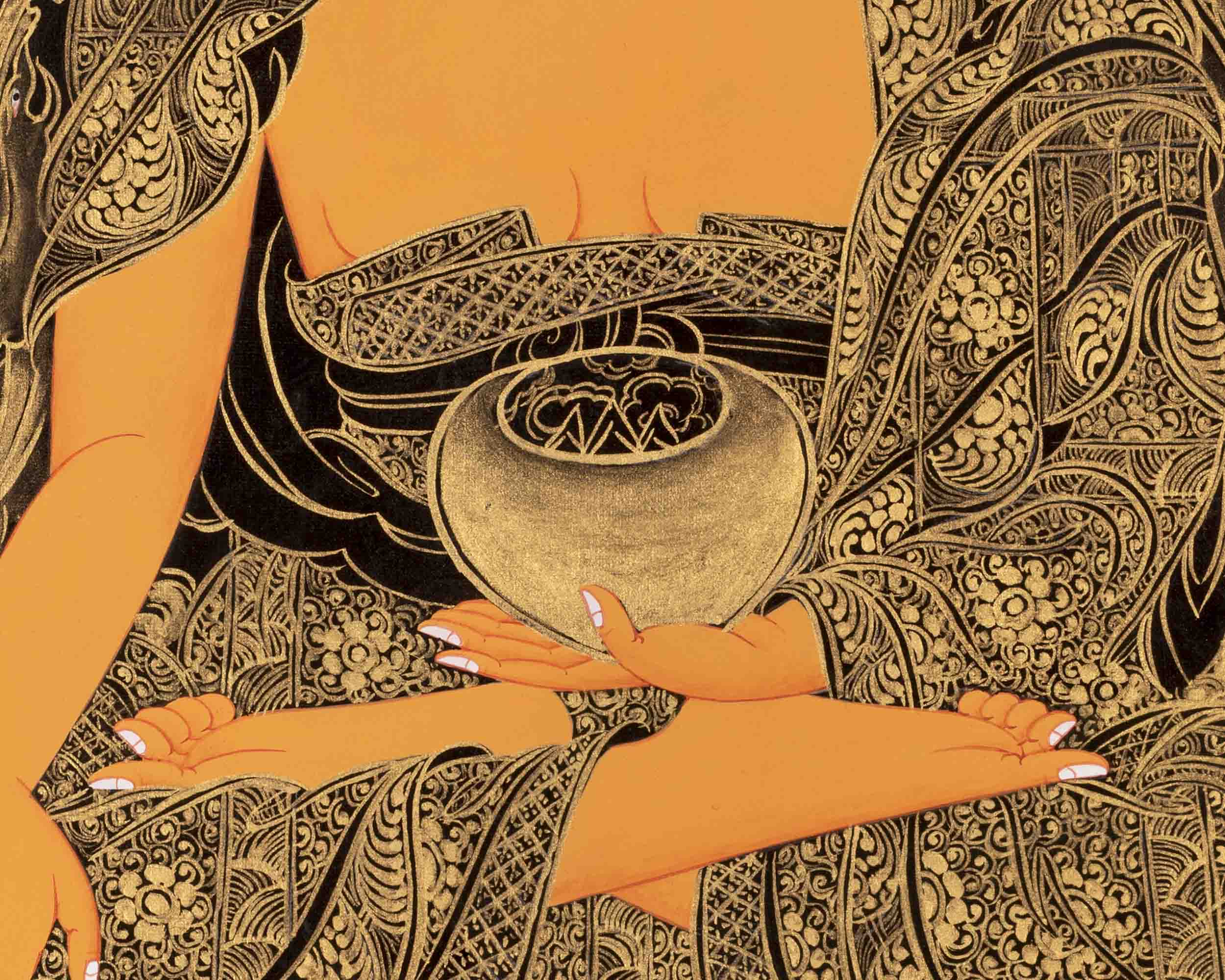 Buddha Shakyamuni Thangka | Religious Buddhist Art | Wall Decors