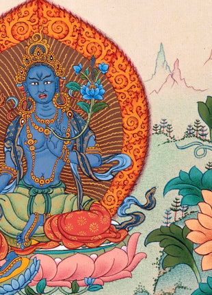 21 Taras Mandala of the Chandragomin Tradition | Twenty-One Tara Thangka Painting