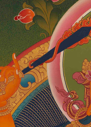 Manjushree Thangka | Bodhisattva Of Wisdom | Wall Decors