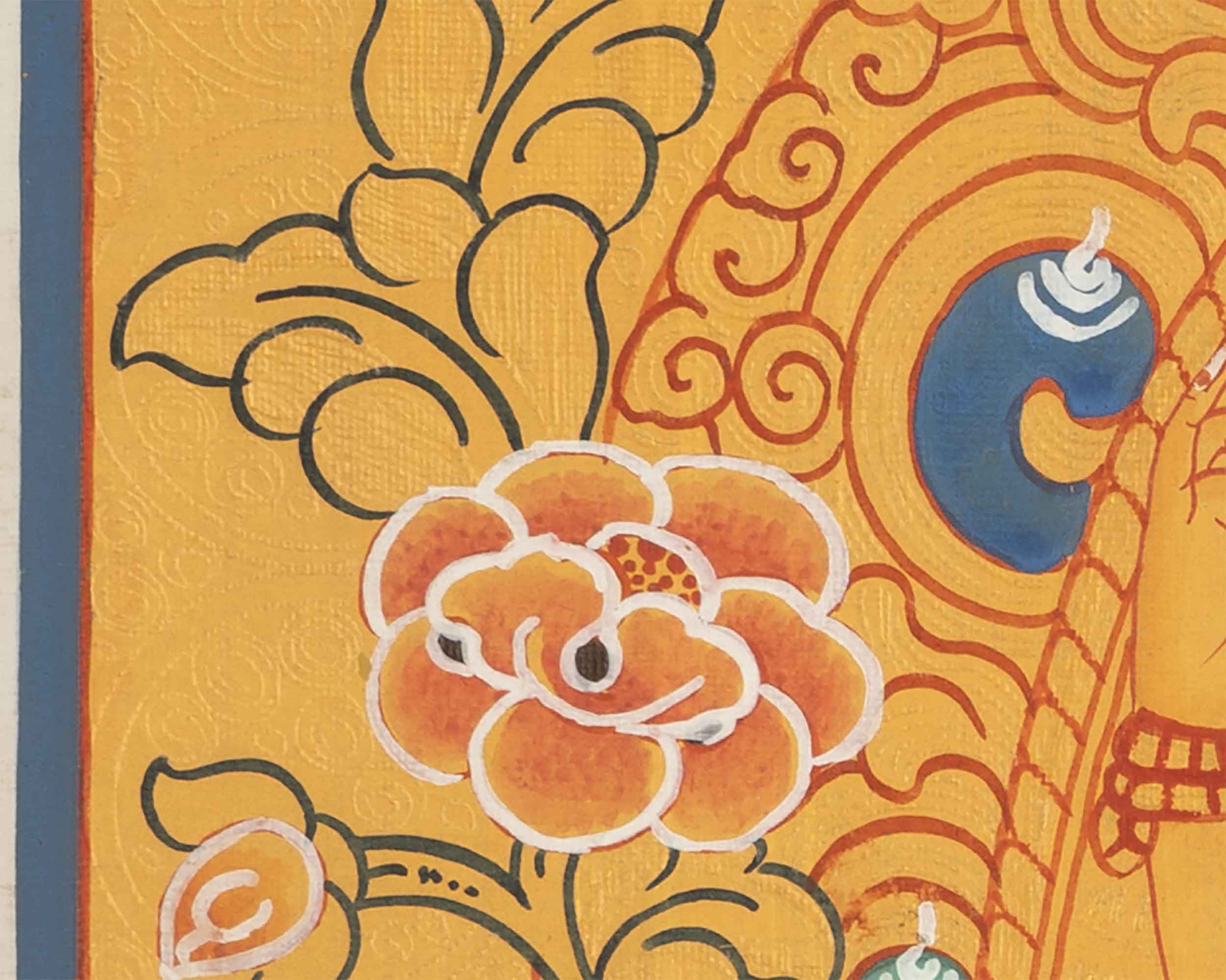 Bodhisattva Avalokiteshvara Chengrezig |  Tibetan Buddhist Thangka