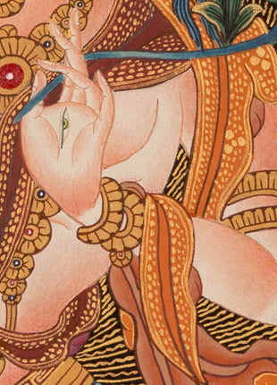 Religious White Tara Thangka | Female Bodhisattva