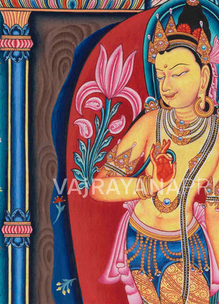 High-Quality Print Of Buddha Vairocana | Transcendent Buddha Of Vajrayana Buddhism