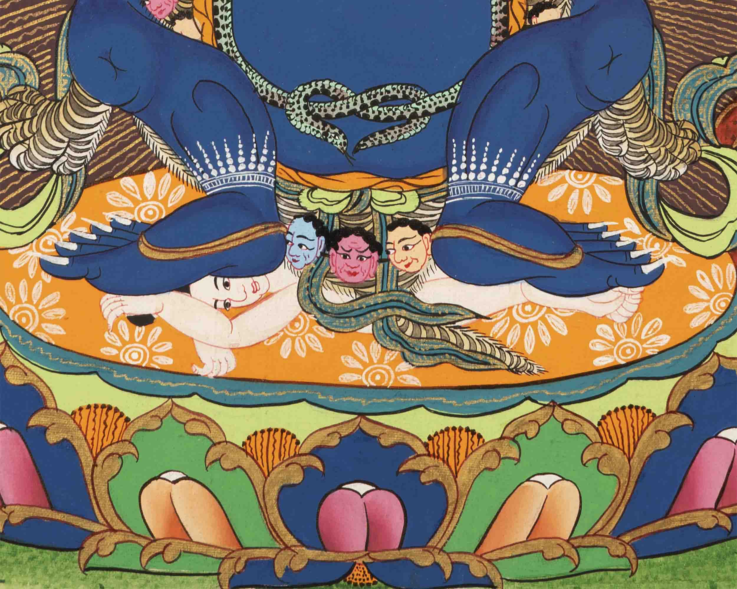 Vajra Panjarnatha Sakya Mahakala | Dharmapala | Religious Wall Decor