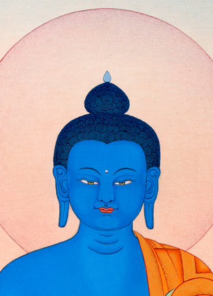 Beautiful Medicine Buddha Thangka | Healer Of All | Buddhist Art