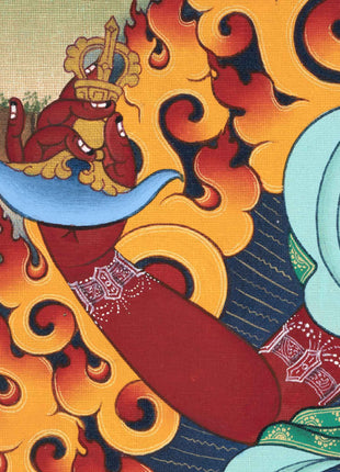 Dorje Phagmo Thangka Print For Home Decor | Protector of Wisdom and Enlightenment Giclee Print