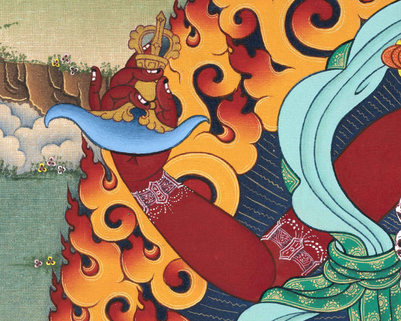 Dorje Phagmo Thangka Print For Home Decor | Protector of Wisdom and Enlightenment Giclee Print