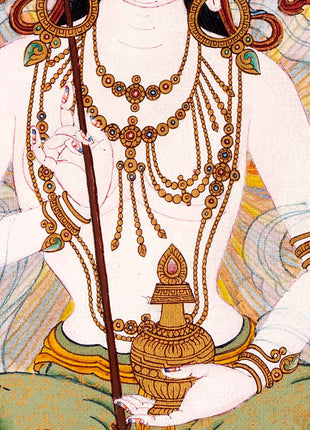 Dakini Mandarva Thangka |  Mother Bodhisattva Himalayan Buddhist Deity