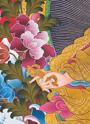 Guru Rinpoche Thangka | Religious Buddhist Art | Wall Decors