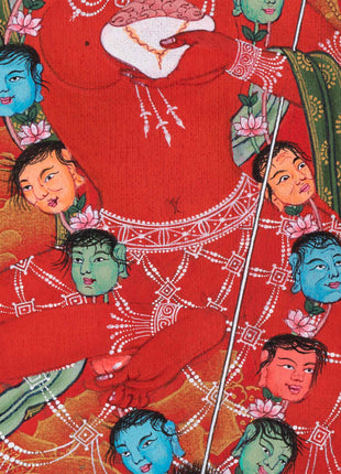 Tibetan Buddhist Thangka Of Dakini Vajravarahi | Buddist Dakini Thangka For Meditation