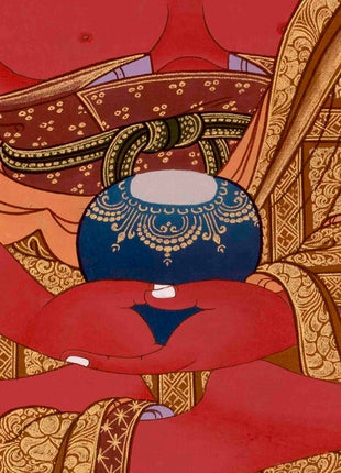 Amitabha Buddha Thangka | Tibetan Traditional Art | Wall Decors