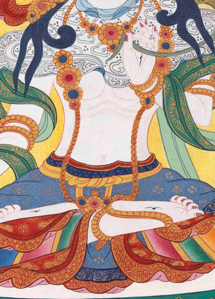 White Tara Thangka | Buddhist Religious Paintings