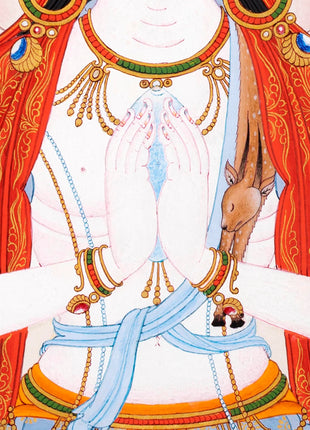Namo Avalokiteshvara | Tibetan Chenrezig Thangka