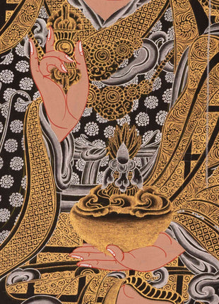 Guru Rinpoche Thangka | Traditional Tibetan Art | Wall Decors