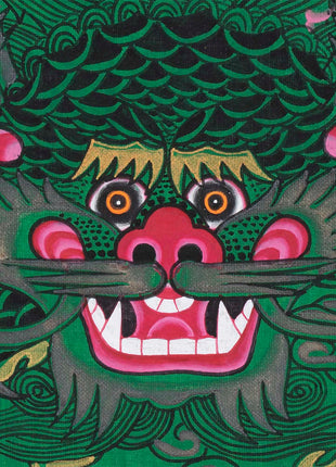 Dragon Thangka | Traditional Tibetan Painting | Wall Hanging Decoration