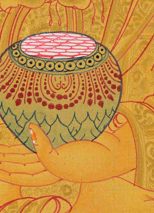 Shakyamuni Buddha Thangka Art | Traditional Painting | Wall Decors
