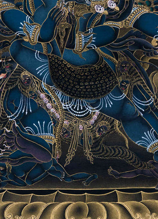 High Quality Vajrakilaya Consort Thangka Print | Giclee Print for Spiritual Growth