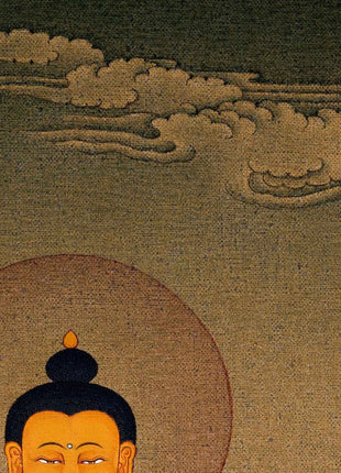 Gautama Buddha Art | Traditional Shakyamuni Thangka Painting