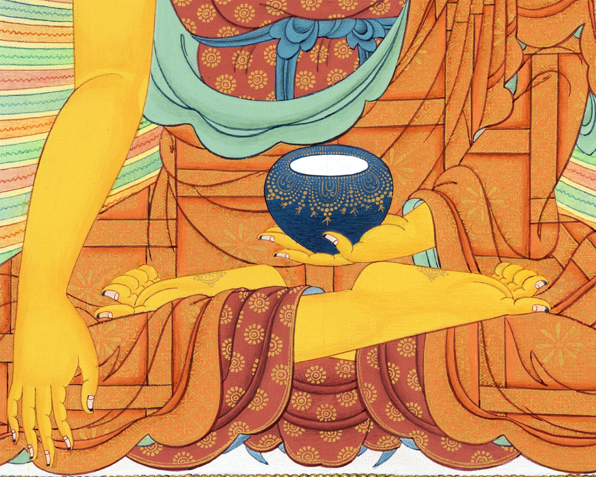 The Buddha Shakyamuni Thangka | Tibetan Buddhist Art