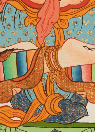 Handpainted  White Tara | Tibetan Buddhist Art