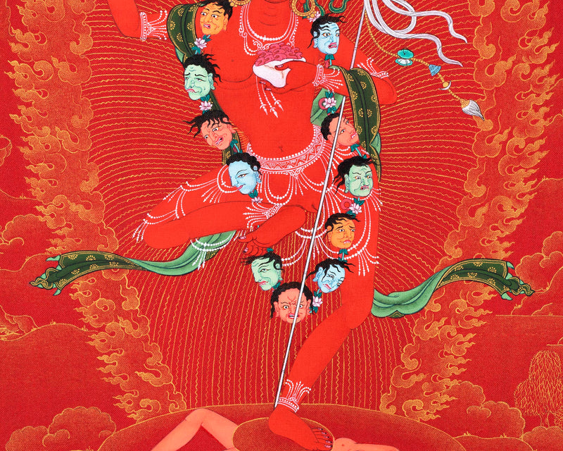 Vajravarahi Thangka | Tibetan Dorje Phagmo Painting