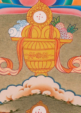 Samantabhadra Bodhisattva Thangka | Aspiration Prayer Buddha