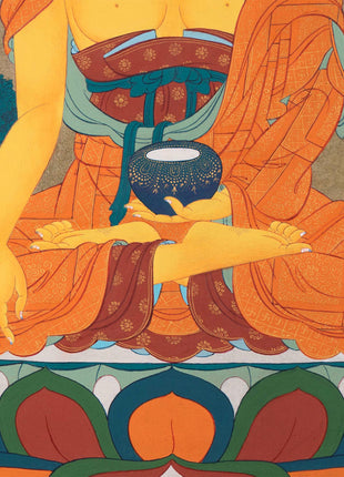 Shakyamuni Buddha | Buddhist Traditional Karma Gadri Thangka