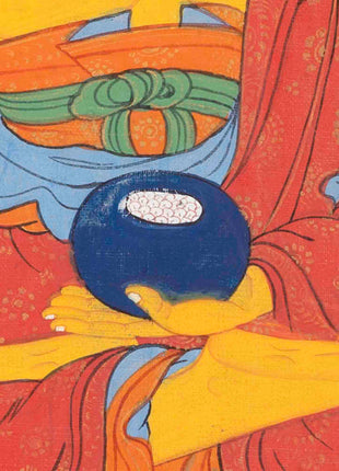 Vintage Shakyamuni Buddha | Traditional Buddhist Thangka | Wall Decors