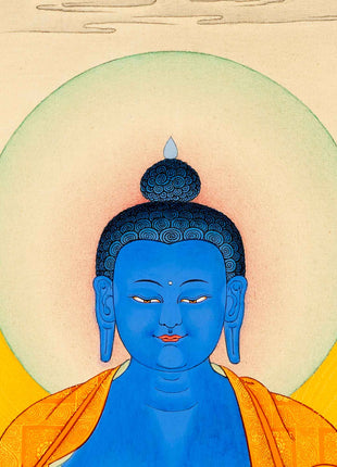 Buddha Akshobhya (Mitrupa) Thangka Print
