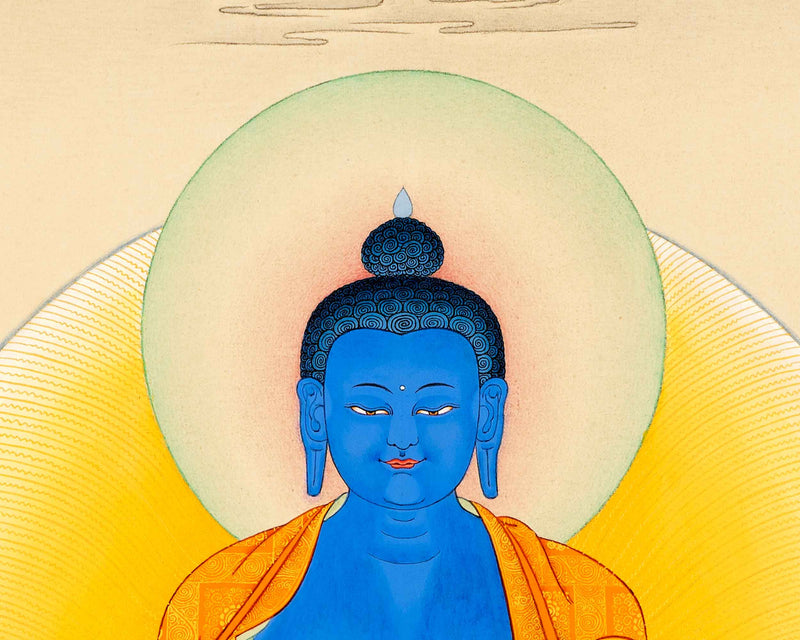 Buddha Akshobhya Thangka Print